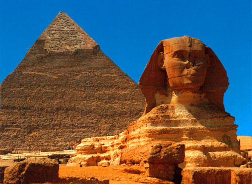 pyramids & sphinx